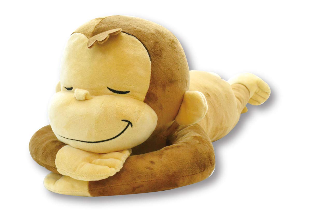 Amazon.co.jp: おさるのジョージ寝そべりぬいぐるみL 10200【おねむり
