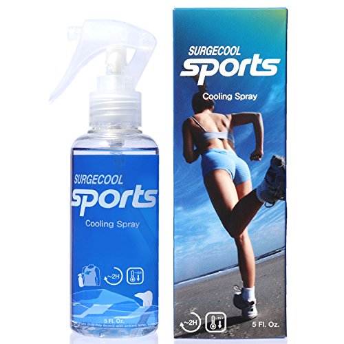 SurgeCool Sports activities Cooling Spray 5Fl Oz : Evaporative Cooling Impact “Moveable Air Conditioning, Beat The Warmth”