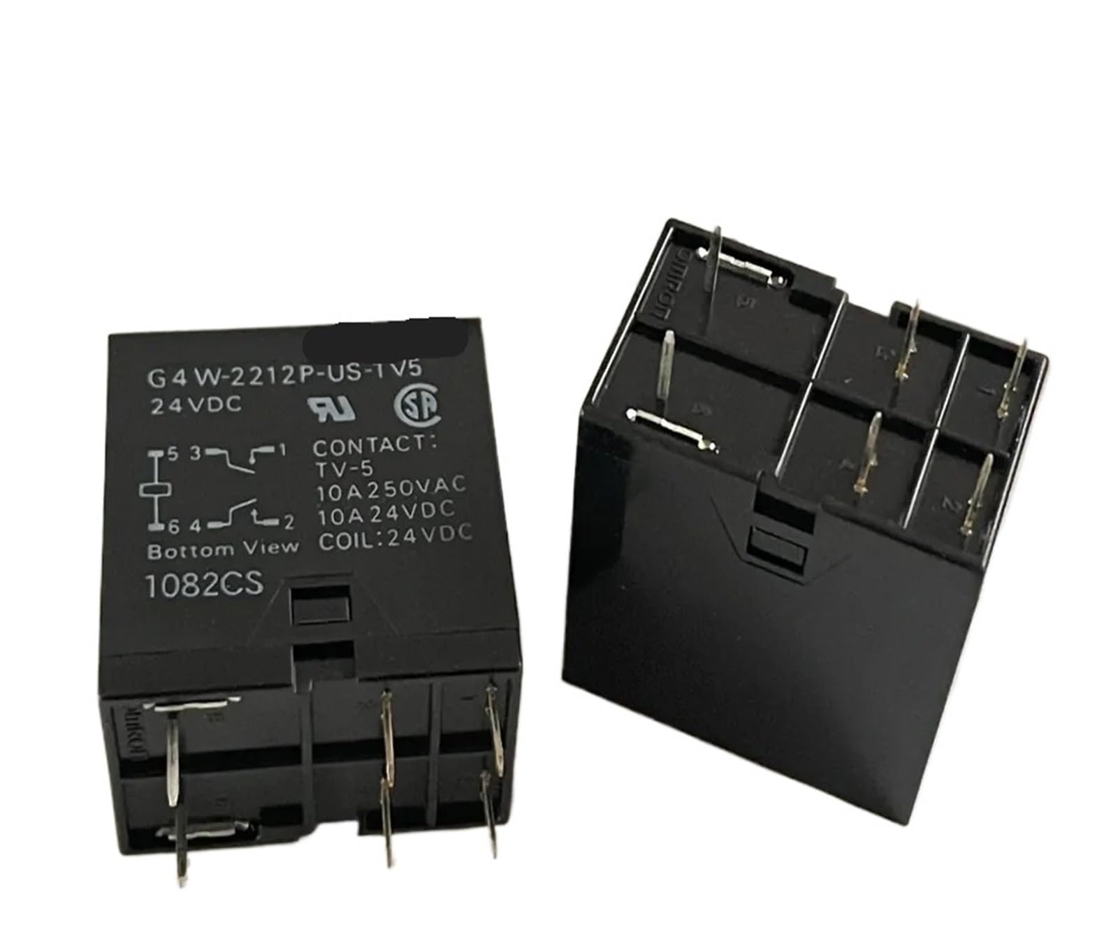Relais G4W-2212P-US-T-TV5 24VDC 10A pour domotique et chauffage