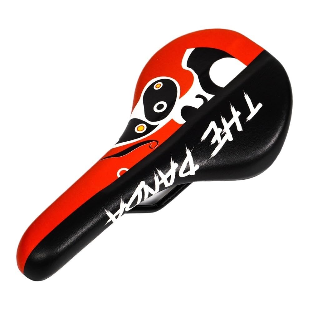 VFdthR Bike Seat Bicycle Seat Ultralight MTB Road Cyling Saddles Breathable Comfortable Cushion Bike Saddle(Black Red)