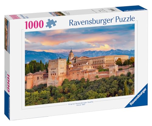 Puzzle 1000 pièces : Le palais de 'Alhambra de Grenade Ravensburger France - vue 4