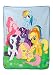 Silver Buffalo MLP2127 My Little Pony Friendship is Magic Micro-Plush Throw Blanket, 50 in. x 60 in.