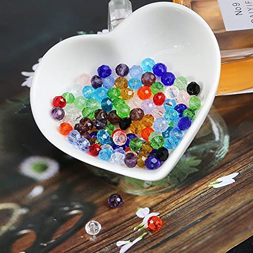 QW Perle Di Vetro Cristallo Sfaccettato Rondelle Austria Ab. Perline Multicolore For La Creazione Di Gioielli Fai Da Te Braccialetto Fatto A Mano .D111. ( Color : 153K , Item Diameter - Foto 5