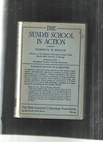 The Sunday school in action B0008C5WMQ Book Cover