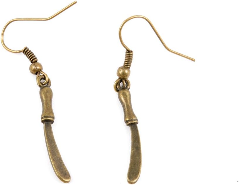 60 Pairs Jewelry Making Charms Supply Supplies Wholesale Fashion Earring Backs Findings Ear Hooks A2GZ1 Knife