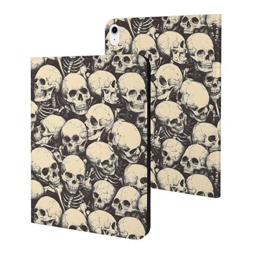 Housse de tablette fine avec fonction veille réveil automatique et motif rétro