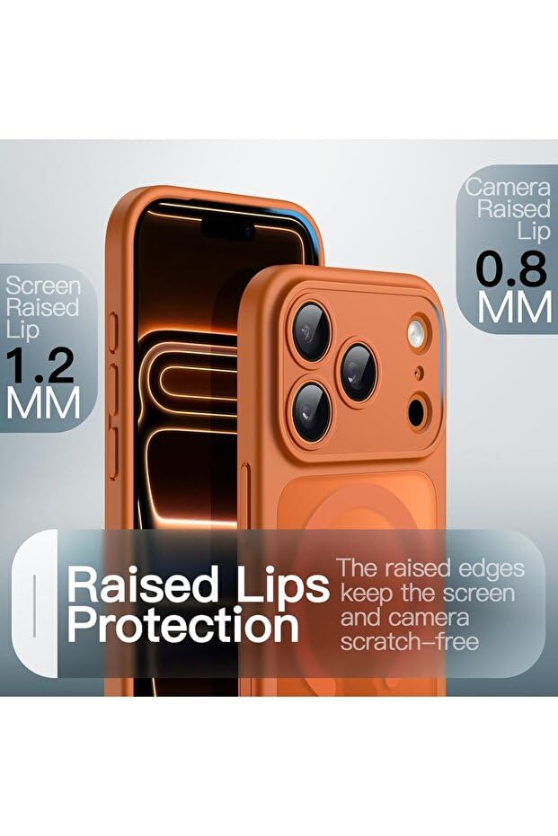 Image of Elzzi Magnetic Magsafe for iPhone 18 Pro Max Case (Compatible with MagSafe) Slim Translucent Matte Shockproof with Anti-Fingerprint Phone Case,Grey