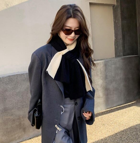 Winter Knitted Scarf Women Pashmina Scarves Soft Shawl Neck Collar Breathable Warmer Cold Weather Gifts Wraps - Image 5