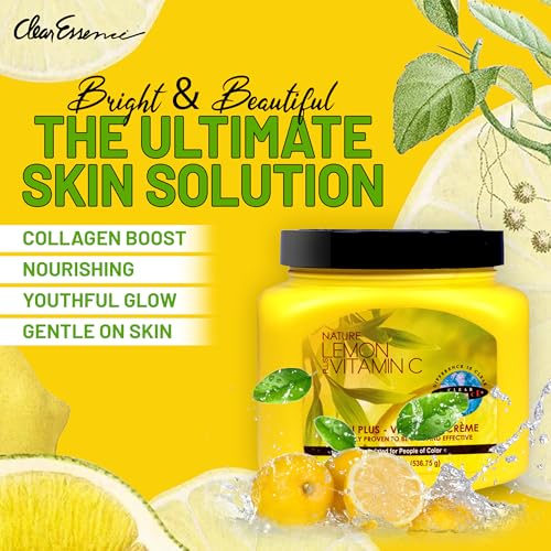 Clear Essence 6789 Lemon Plus Vitamin C And A Skin Brightening Creme - Dark Spot Remover For Face - Skin Care Body Cream - Skin Moisturizer thumb #2