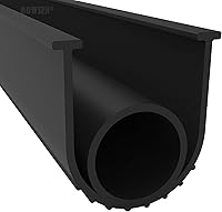 Vista 1 de BOWSEN - Sellos inferiores para puerta de garaje, resistentes a la intemperie, sellado de umbral de alto rendimiento, junta de goma EPDM