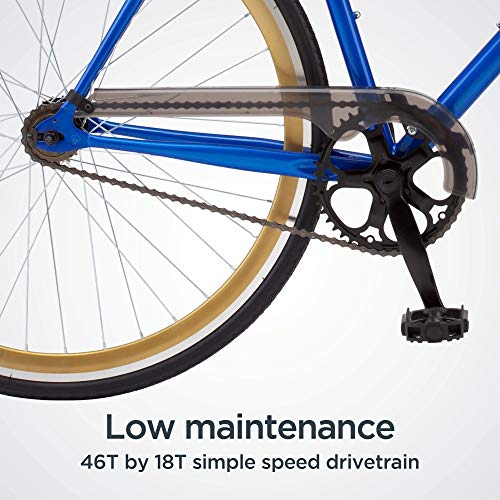 Schwinn Kedzie Single-Speed Fixie Road Bike, Lightweight