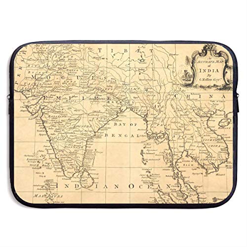 JKGIYCBN an Accurate Map of India Laptop Carrying Case Netbook Bags 13in and 15in Waterproof Anti-Static Handbag Sleeve Messenger File Cover for Lenovo HP IPad MacBook Pro,Laptop Bags