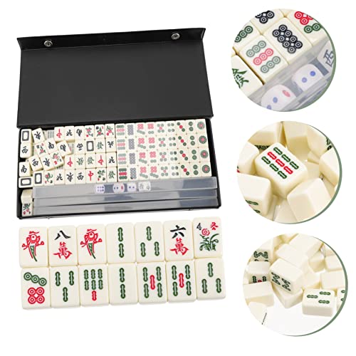 Mini juego Mahjong KICHOUSE compacto para viaje miniatura 3