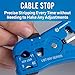 Jonard Tools UST-525 Universal Cable Stripping Tool with Cable Stop for Coax, Network, and Telephone Cables