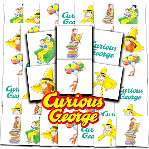 Curious George Tattoos Party Favors Bundle - 72 Pc Individual Tattoos image 3