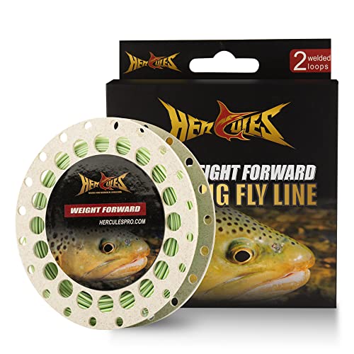 Image of HERCULES Fly Fishing Line Floating Weight Forward Fly Line with Double Welded Loop