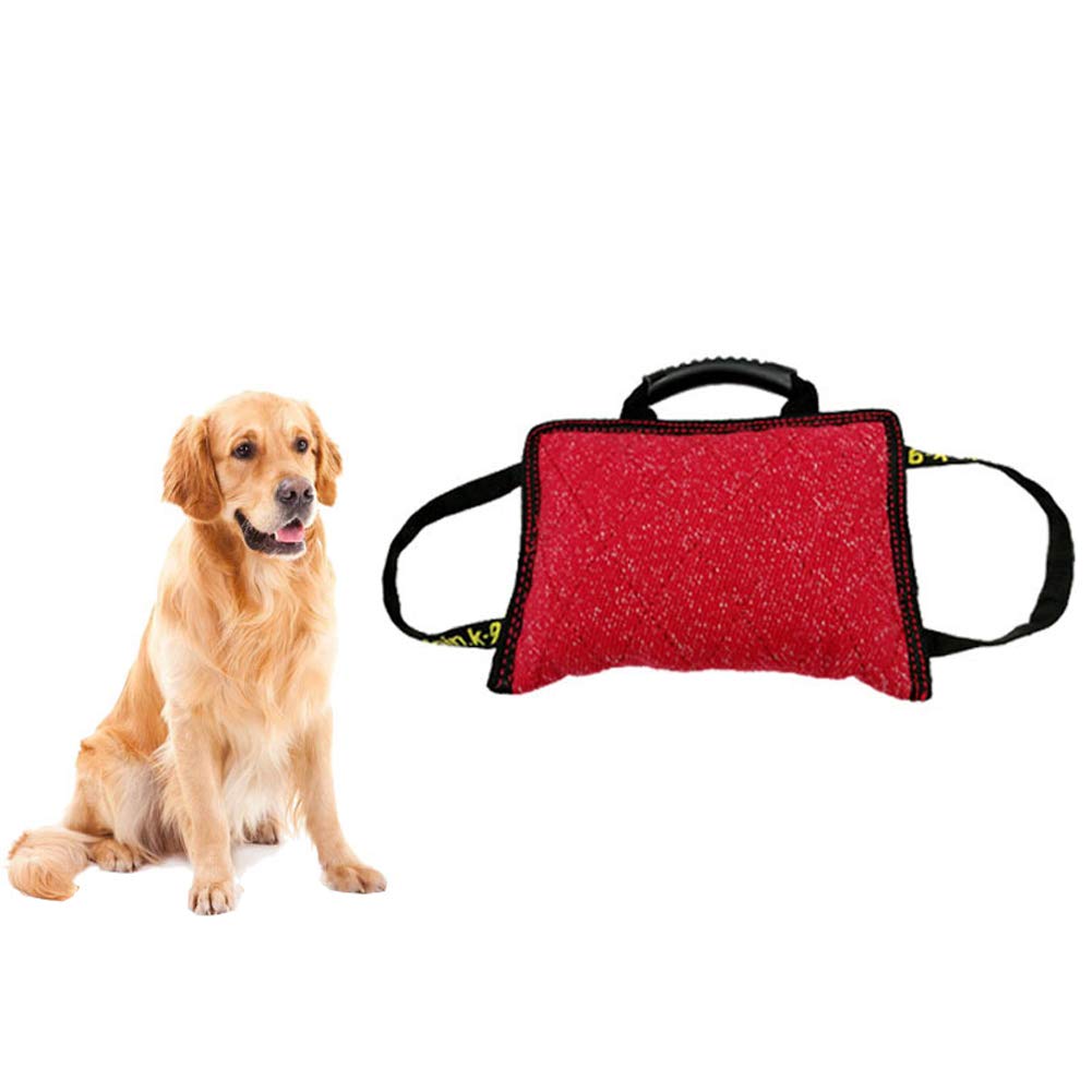 ZINN Strengthened Jute Dog Bite Pillow Training Cushion Pad,Handmade Wedge for Dog Training,Dog Bite Training Protection,for Medium Large Dogs