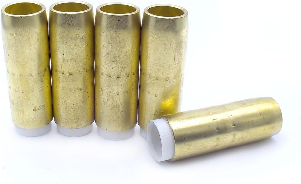 5PK 4492 Mig Welding Nozzle 9/16" Brass for Bernard Q/S MIG Welding Guns