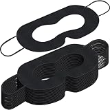 Saysurey 200 Pcs Disposable VR Face Mask Breathable Nonwoven Eye Pad, Black