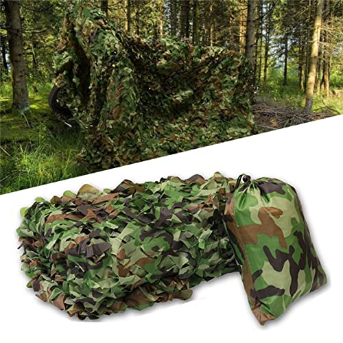 Camouflage Netting for Hunting and Shooting, Military-Style Camo Net for Camping, Outdoor Events, Theme Party Decoration, and Car Covers