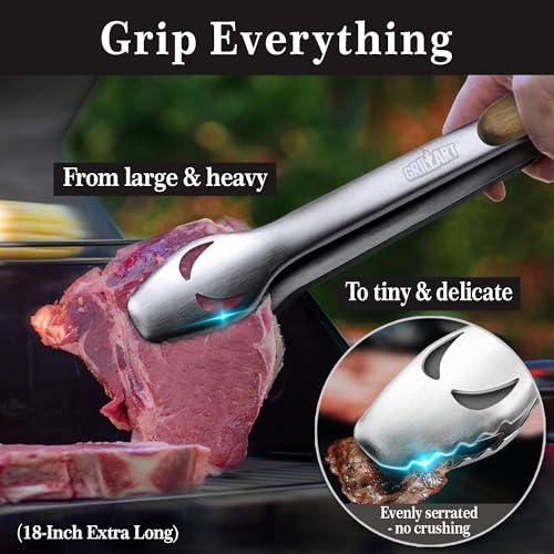 GRILLART 18Inch BBQ Tools Set