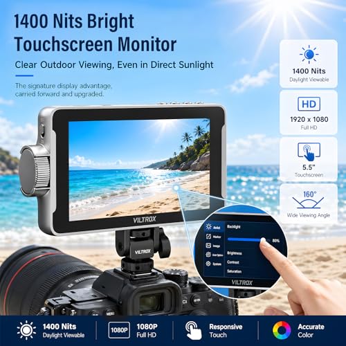 VILTROX DC550 Pro II 5.5" 4K@60 HDMI2.0 Field Monitor Touch Screen(2026) - image 3