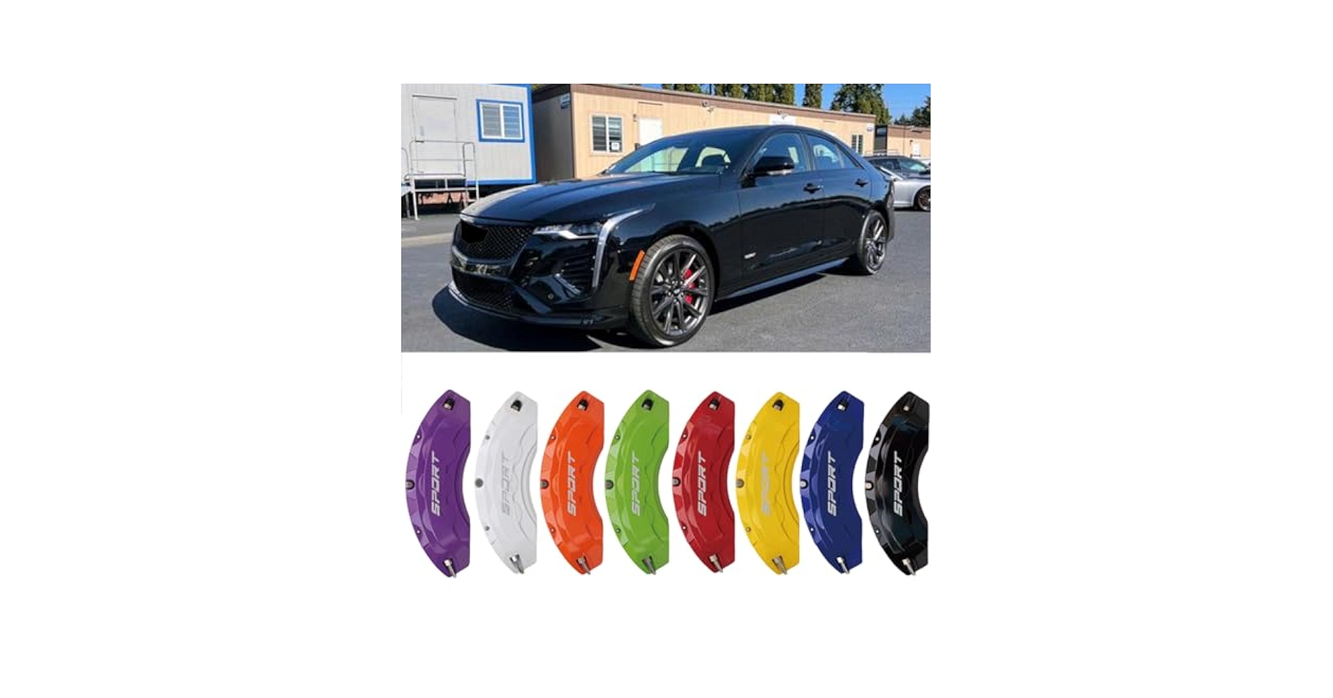 Brake Caliper Covers Autozone 4pc Brake Caliper Covers Compatible Front Rear 18/19/20/21/22 Wheel Size For Jaguar XF Accessories (Orange Custom Brake Calipers