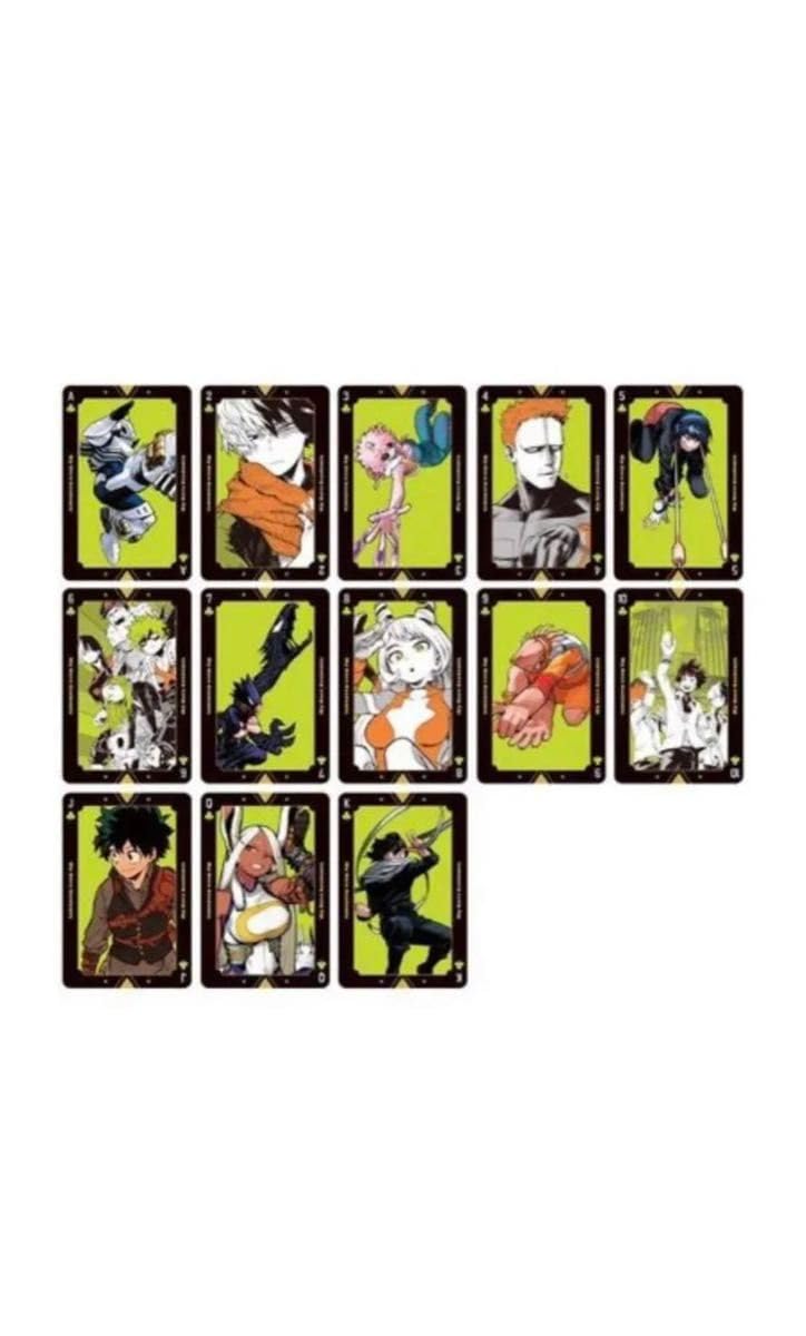 Amazon.co.jp: ヒロアカ展 箔押しトランプ 僕のヒーローアカデミア