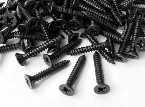 Met Craft Black Oxide Finish Phillips Drive Dry Wall Screws for Fixing Wood, Plywood, Pasterboards - 32 mm, Pack of 800 Pcs Framing Nail (1.25 Inch,Black)