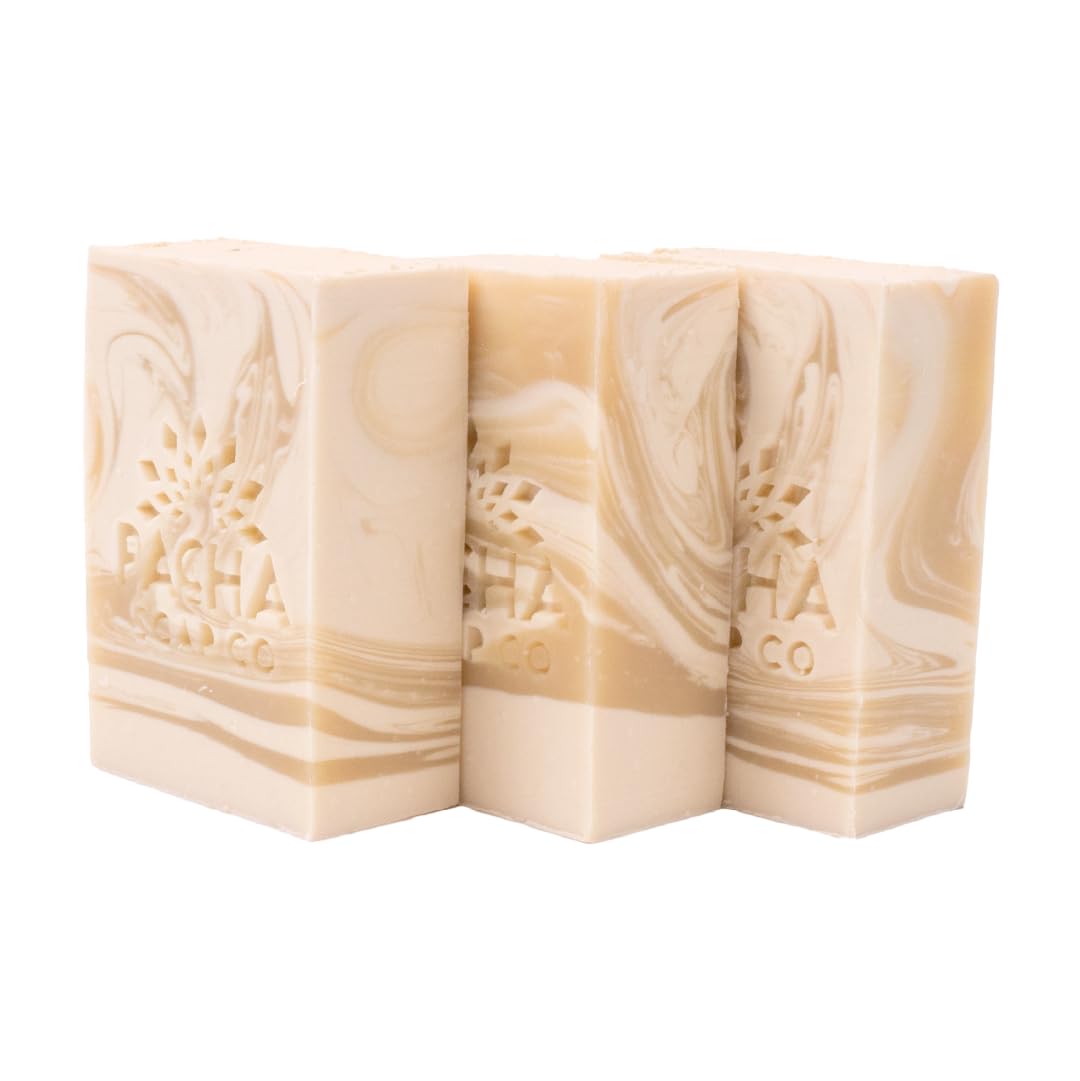 Pacha Soap Co. Coconut Lemon Bar Soap - Vanilla & Citrus Scent With Coconut Milk & Shea Butter, Handcrafted, Hydrating, Artisan Face Wash, Hand