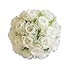 Produktbild YWLINK 18 BlüTenköPfe KüNstliche Seidenrosen Blumen KüNstliche Blume Brautjungfer Hochzeit Rose Brautstrauß Home Hochzeit Dekor