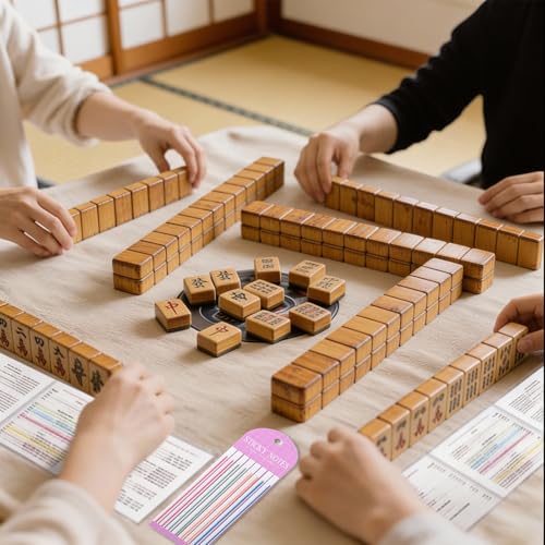 Marcadores adhesivos transparentes Mahjong 640 piezas miniatura 6