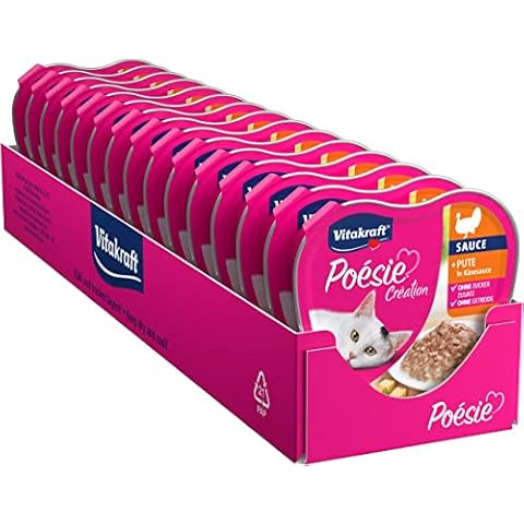 Vitakraft Nassfutter Katze Poésie Création Pute in Käsesauce 15x 85g Cover