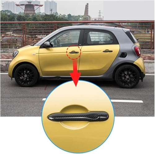 Poignée porte extérieure usée Smart 453 rénovation volant