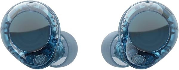Sony WF-C710N Glass Blue Wireless Earphones, High Performance Noise Canceling, Bluetooth Long Battery, External Sound Capture, IPX4 Splashproof, Lightweight, Compact, Multi-Point Connection - 1