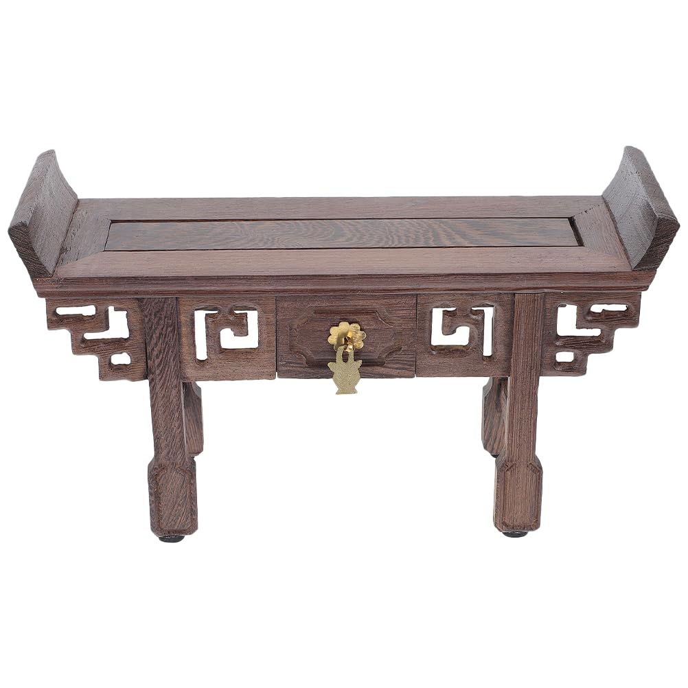 Espositore in Legno per Piante e Statuine Finitura Artigianale Liscia, Piedistallo Rustico Decorativo per Casa e Negozio di Fiori in Stile Unico