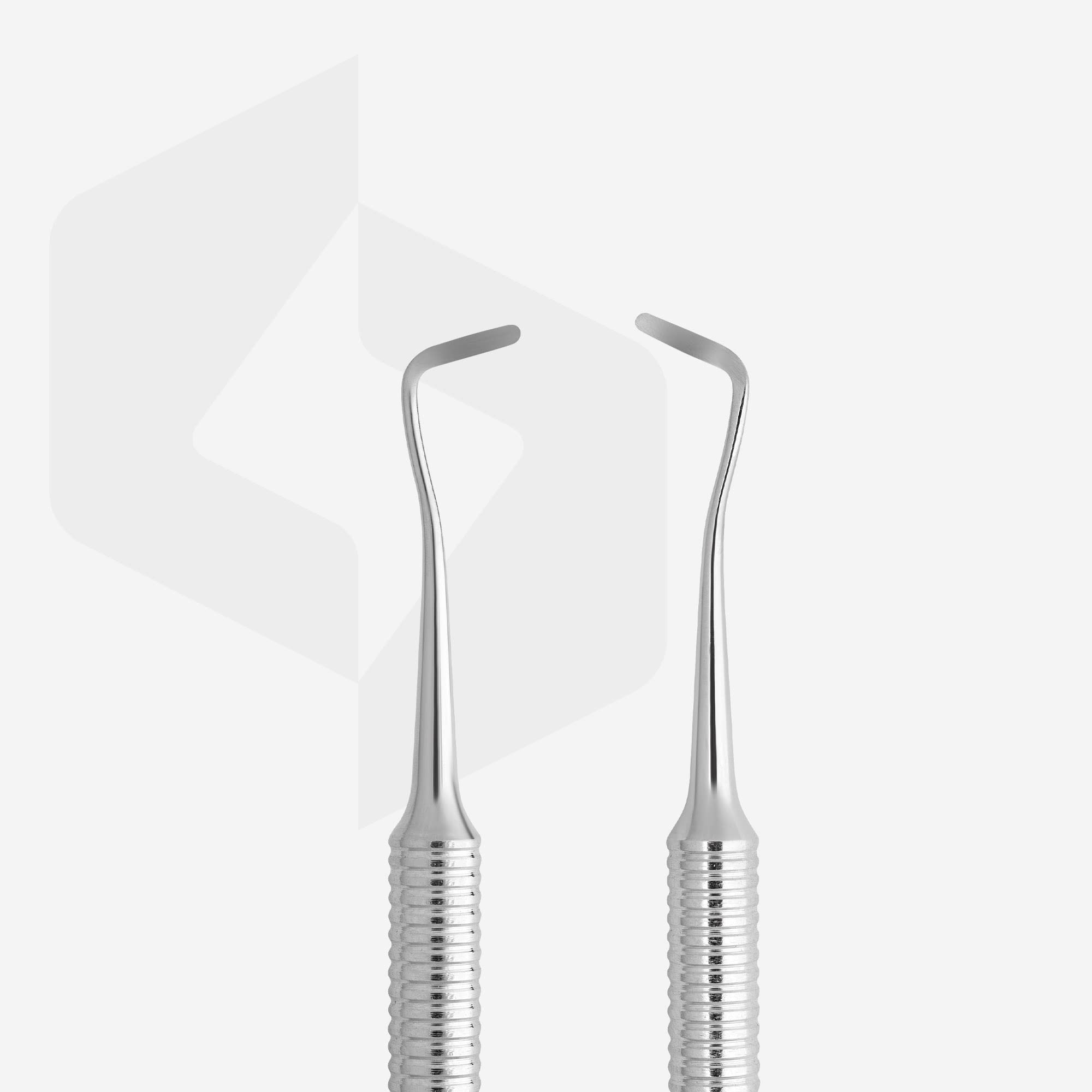 STALEKS PRO Double-Ended Curette Podo 10 Type 1 Pedicure Tool - Pack of 1 - Model PP-10/1, Silver - Image 2