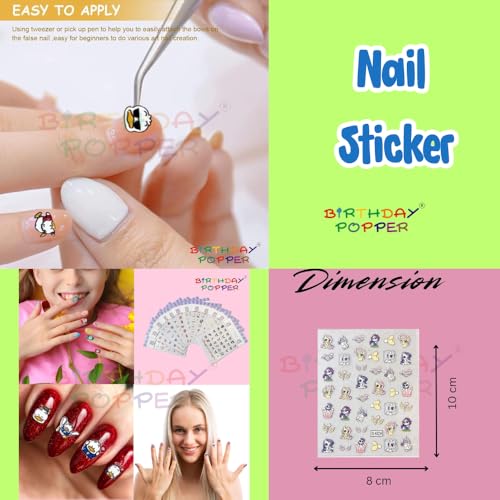 Image of Birthday Popper 50 Pcs Fashion Combo as Birthday Return Gifts for Girls | Combo Pack for Birthday Goodie Bags, Party Favors, Gift Bags, Kids' Accessories Combo Pack for Girls of All Age Group