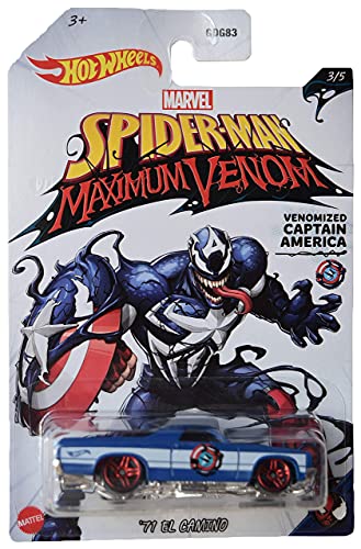 Petite voiture Hot Wheels 71 El Camino Spider Man : Le jouet idéal pour décorer un bureau de geek