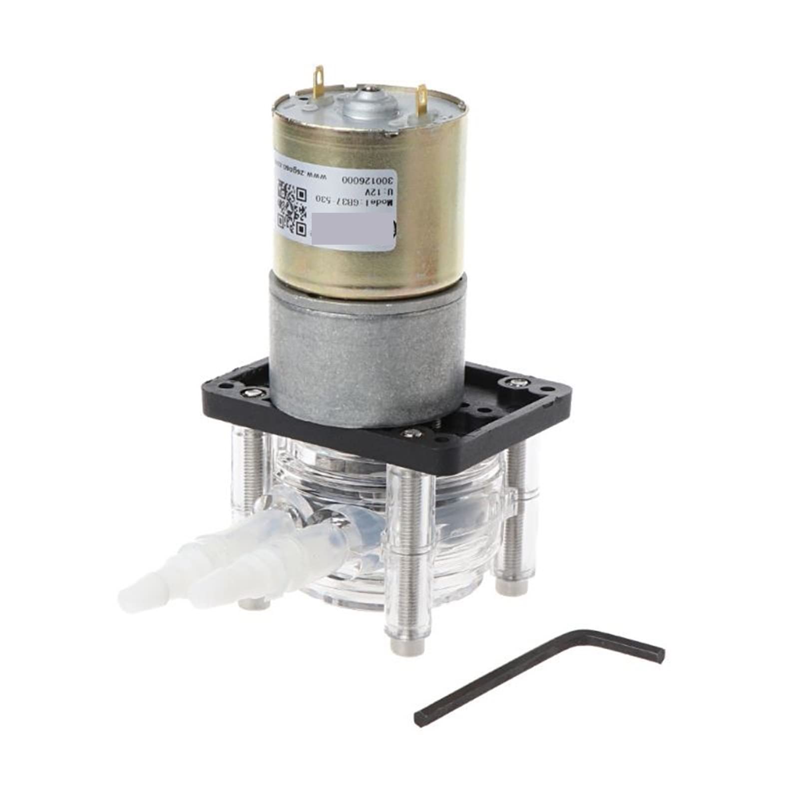 Lpuhhda Onecolor Diaphragm Pumps, Dc 12/24V Peristaltic Pump Large Flow Dosing Pump Vacuum Aquarium Lab Analytical(Onecolor)