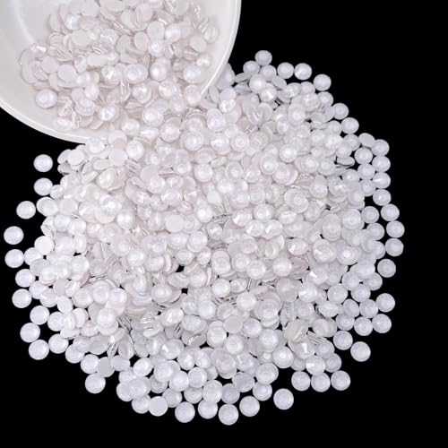 Hotfix Rhinestones for Bedazzling,Glass Gems Hot Fix Crystal Neon Rhinestones for Clothes,Diamonds for Crafts,Shoes,White Neon,SS10,2880pcs