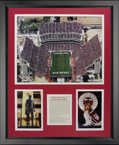 Legends Never Die Texas A&M Aggies - Kyle Field Framed Photo Collage, 16" x 20"