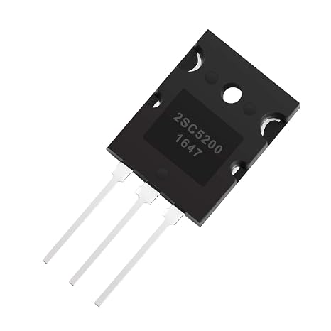 Chanzon 10pcs 2SA1943 2SC5200 (5pcs PNP 2SA1943 + 5pcs NPN 2SC5200) TO-3PL BJT Bipolar Junction Transistor Assortment (Pack of 10pcs)