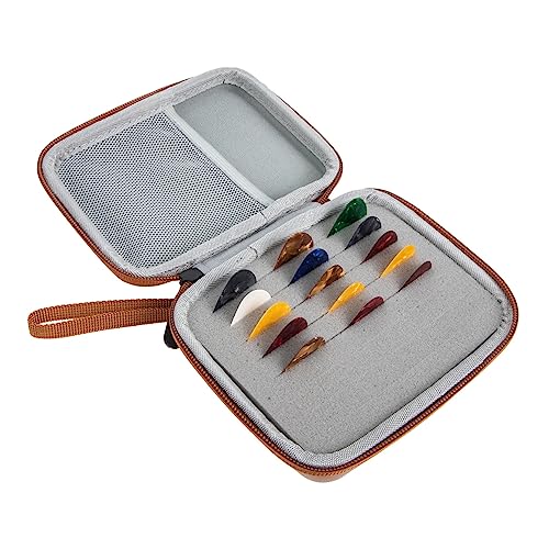 CIMAXIC 1 Zbg sbN{bNXsbN guitar pick M^[y_g ṽM^[sbN M^[[P[X M^[GChsbN pIȃM^[ANZT[ G@ Brown