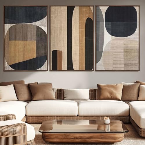 Wabi Sabi Canvas Print - Geometric Abstract Wall Art Canvas