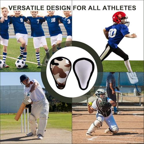 Meooeck 4 Pcs Youth Athletic Cup for Boys Ages 8-12 Flexible Soft Foam Protective Athletic Cup for Baseball Football Homecoming Game Lacrosse Hockey Mma Boxing, Lacrosse, Martial Arts4