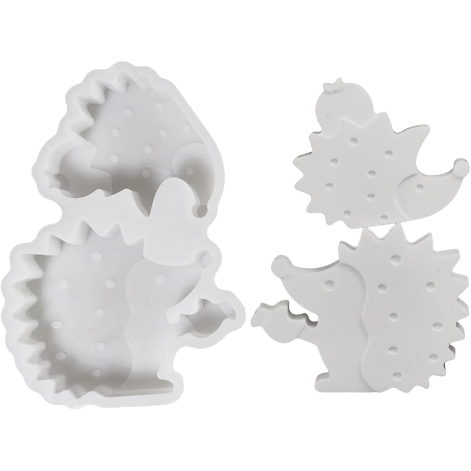 Silicone per Cemento Creativo Riccio 3D Flessibile Facile Sformatura | Stampo Da Colata In Gesso Artigianale Decoratori, Insegnanti Di Fai Da Te E Organizzatori Eventi