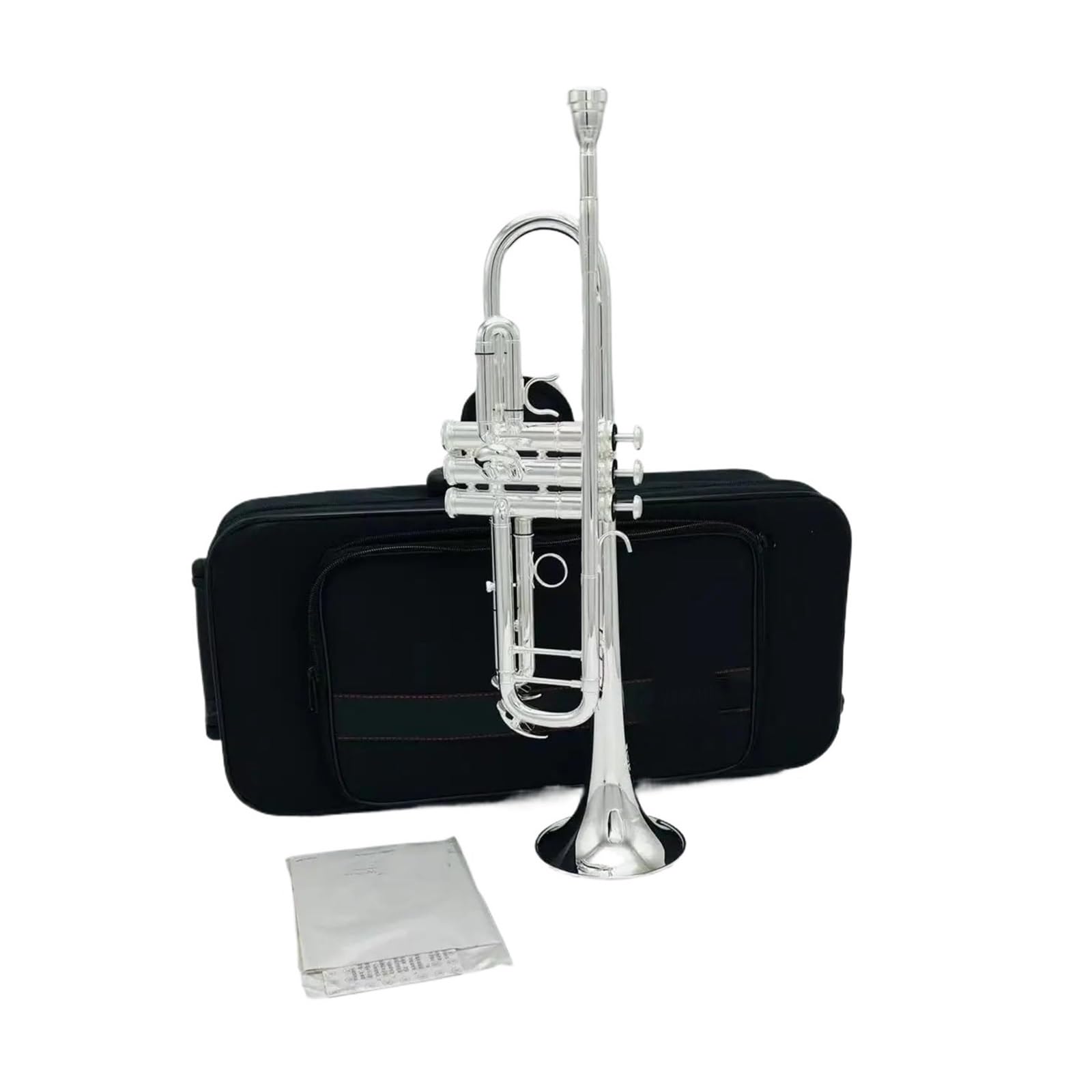 trąbka instrument Oryginalny instrument trąbkowy posrebrzany profesjonalny