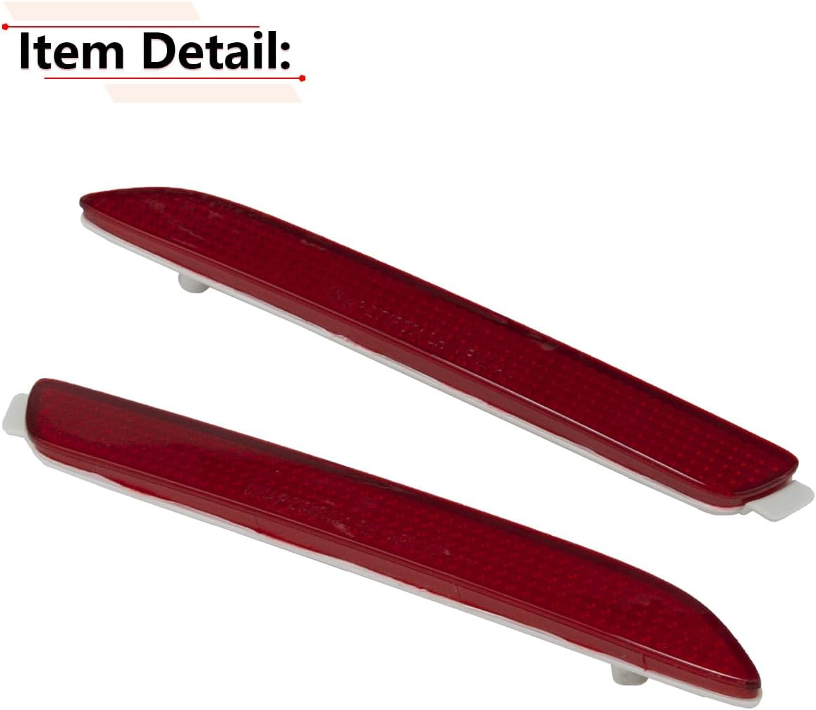 RLB-HILON Rear Bumper Reflector Compatible with Toyota Model, for RAV4 2019-2023, for Avalon 2013-2018, And More Vehicles