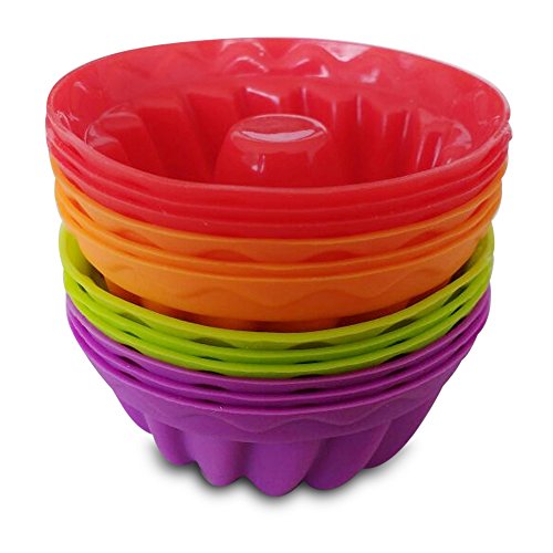 Forma De Mini Bolo Torta Pudim Gelatina Silicone - Cupcake